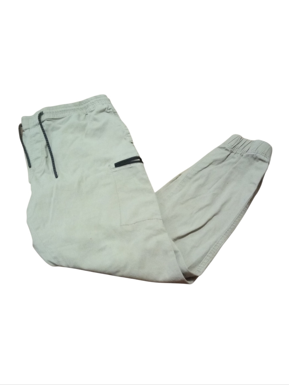 Frontier Supply Co Men’s Large Jogger Pants Khaki Tan Cargo Stretch Utility Cozy